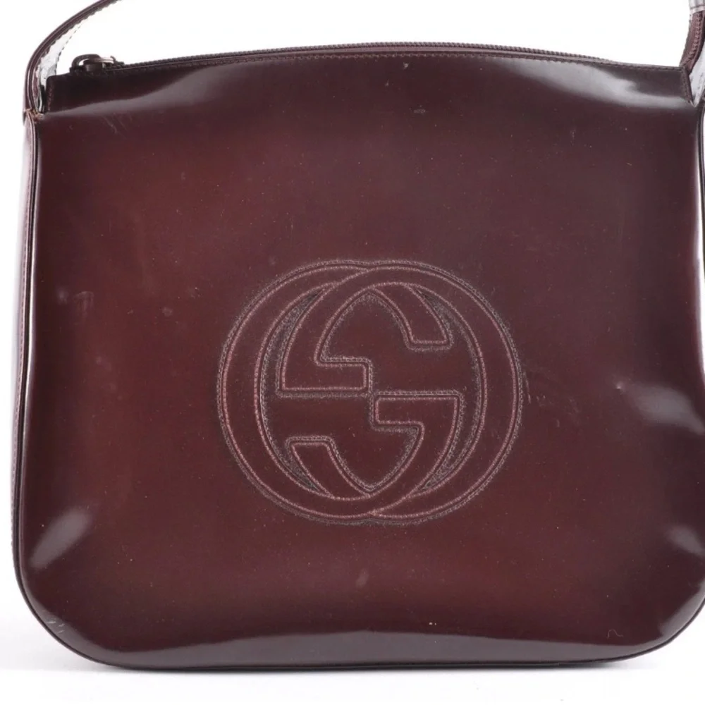 Gucci Iconic Monogrammed Brown Leather Bag - Picture 3 of 9